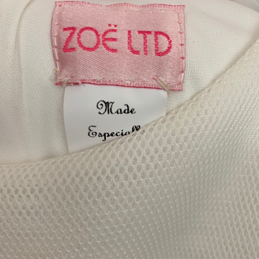 Girls custom made dress worn once Zoe Ltd